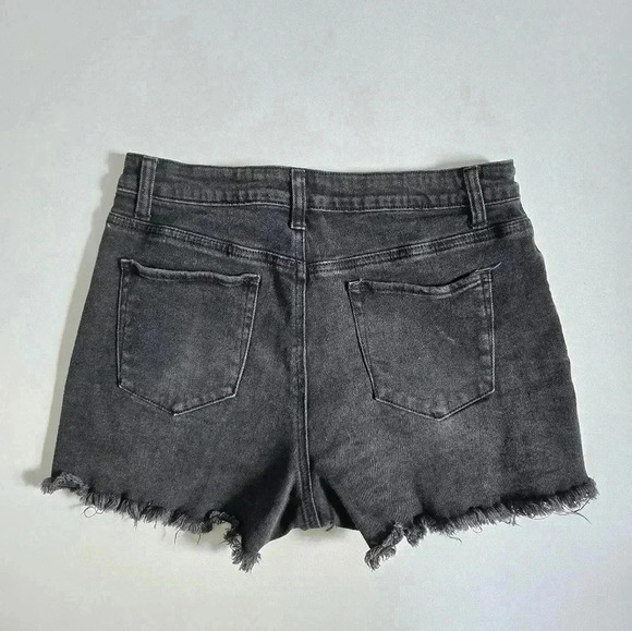 Abound black distressed cutoff denim shorts size 30 - Picture 8 of 8